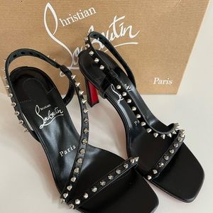 NEW Christian Louboutin Slingback Sandal Black